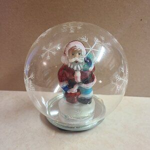 *4 for $30* Vintage Light up Christmas Globe - Santa
